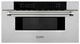 ZLINE Autograph Edition 30" 1.2 Cu. Ft. Stainless Steel Built-in Microwave Drawer with Polished Nickel Helix Handle-0