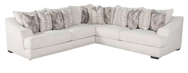 Furniture of America® Moorpark 3-Piece Off-White L-Shape Sectional-0