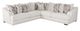 Furniture of America® Moorpark 3-Piece Off-White L-Shape Sectional-0