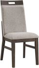 Intercon Hearst Beige/Reclaimed Chevron Upholstered Dining Side Chair-1