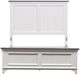 Liberty Furniture Allyson Park Charcoal/Wirebrushed White Youth Full Panel Bed-2