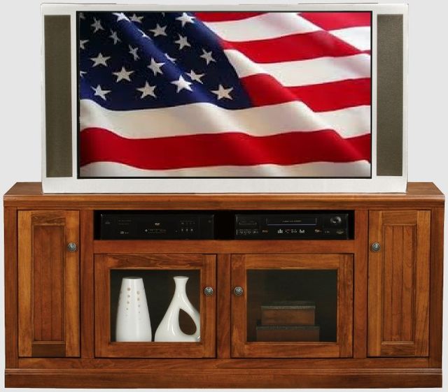 American Heartland Manufacturing Poplar 66" TV Stand-1
