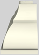 Vent-A-Hood® Designer Series 42" Biscuit Wall Mounted Range Hood-3