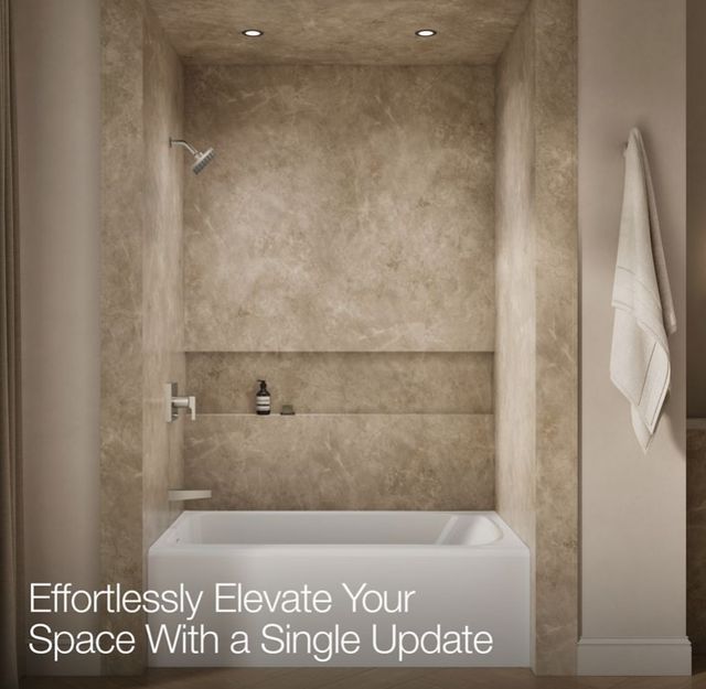 KOHLER® Honesty® Rite-Temp® Vibrant Brushed Nickel Bath and Shower Trim Kit with Push-Button Diverter-4