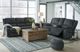 Signature Design by Ashley® Draycoll 2-Piece Slate Living Room Reclining Seating Set-3