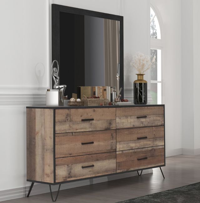 New Classic® Home Furnishings Elk River Rustic Dresser and Mirror-1