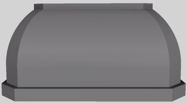 Vent-A-Hood® Designer Series 60" Gunsmoke Wall Mounted Range Hood-0