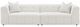 Coaster® Everly Off-White Upholstered Sofa-2