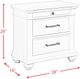 Elements International Slater Gray Nightstand-2