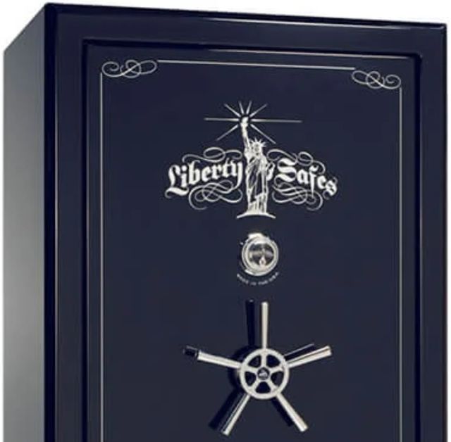 Liberty Safe Presidential Blue Gloss 50 Mechanical Lock Gun Safe-1