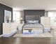 Homelegance® Noctis Beige/Gray California King Platform Bed with Footboard Storage-1