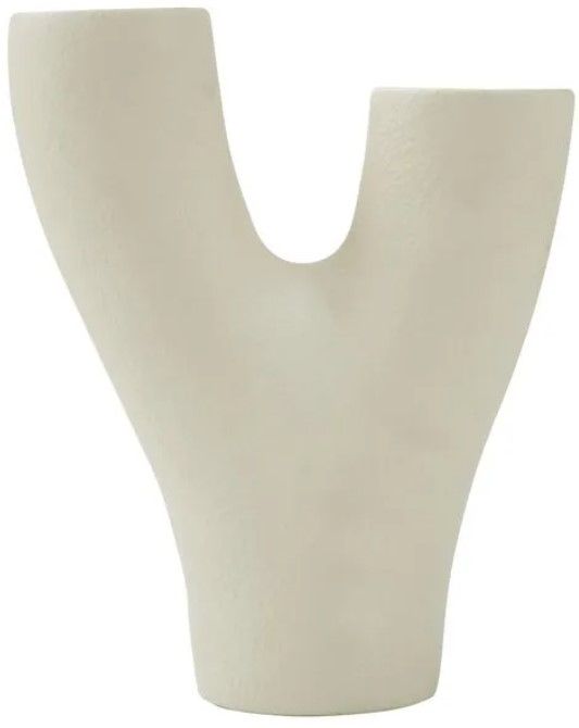Renwil® Wisteria Textured Semi-Gloss Beige Vase-0