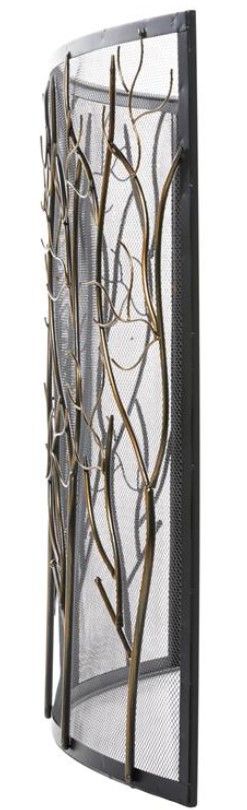 Deco Marche Brass Tree Branch Fireplace Screen-1