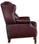 Bradington-Young Chippendale Burgundy Manual Recliner-2