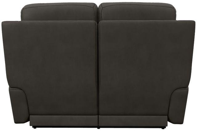 La-Z-Boy® Emmons Pewter Leather Manual Reclining Loveseat-3