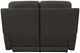 La-Z-Boy® Emmons Pewter Leather Manual Reclining Loveseat-3