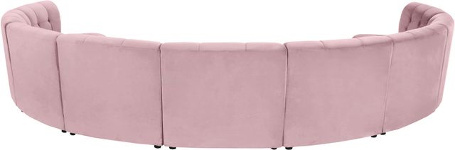 Meridian Furniture Limitless 9-Piece Pink Velvet Modular Sectional-3