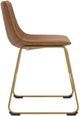 Signature Design by Ashley® Crandox Brown/Gold Upholstered Dining Side Chair-2