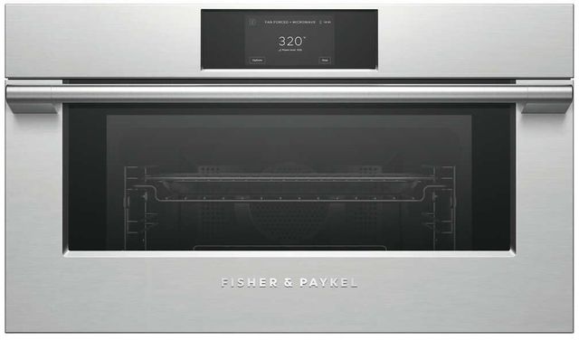 Fisher & Paykel Series 7 Professional  30" Stainless Steel Compact Convection Speed Oven-0