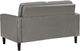 Coaster® Ruth Gray Upholstered Track Arm Loveseat-4