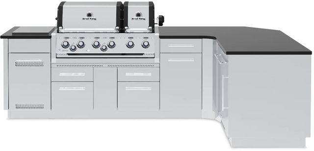 Broil King® Imperial™ S 690iG Stainless Steel Liquid Propane Outdoor Kitchen Kit-0