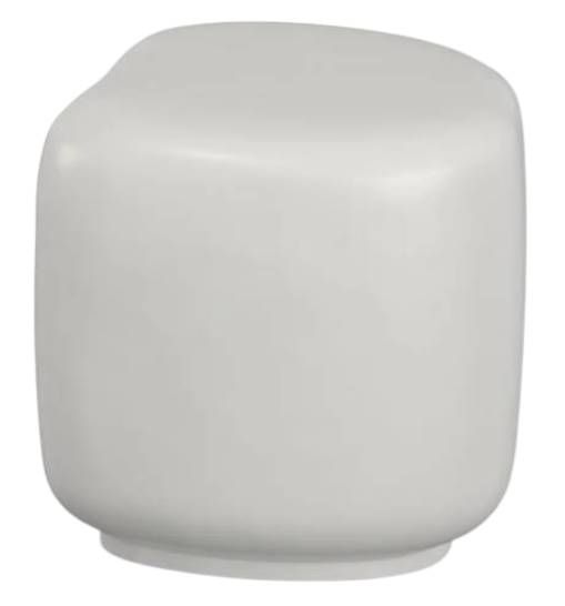 Sunset West Pebble Bone Concrete Outdoor End Table -0