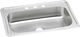 Elkay Celebrity® Brushed Satin 33" x 22" x 7" 3-Hole Single Bowl Drop-In Sink-0