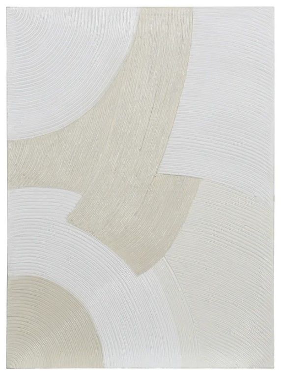 Stylecraft Monochrome Arches II Cream/White Wall Art-0