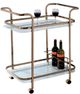Furniture of America® Tiana Champagne Serving Cart-0