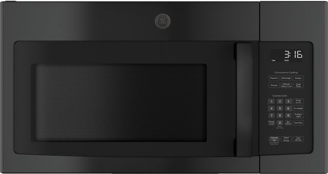 GE® 1.6 Cu. Ft. Black Over The Range Microwave