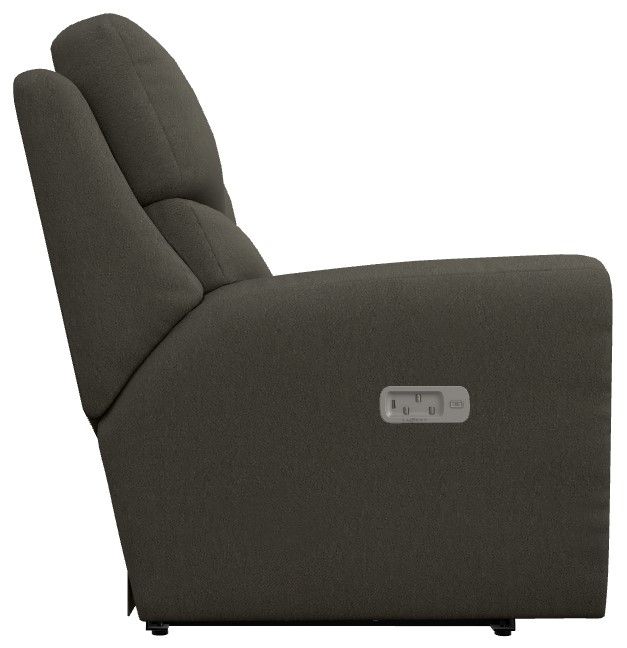La-Z-Boy® Apollo Smoke Power Reclining Loveseat with Headrest and Lumbar-2