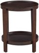 Riverside Furniture Walnut Park Dark Walnut Chairside Table-2