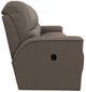 La-Z-Boy® Cade Stone Leather Manual Reclining Sofa-3