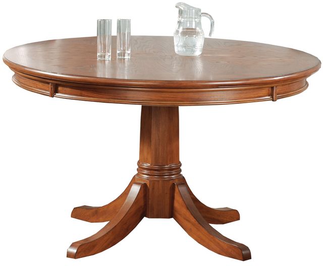 HH2 Home Park View 5-Piece Medium Brown Oak Game Set-1