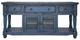 International Furniture Direct Aruba Dark Blue TV Stand-2
