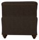 Best® Home Furnishings Customizable Leather Club Chair with Dark Walnut Legs-3