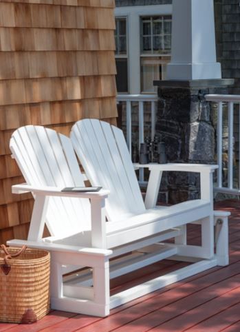 Seaside Casual Adirondack Shellback Glider-1
