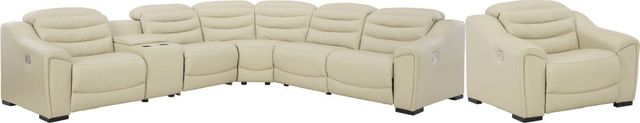 Signature Design by Ashley® Center Line 2-Piece Cream Power Reclining Living Room Set-0