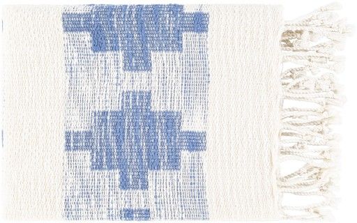 Surya Bayou Sky Blue 50"x60" Throw Blanket-0