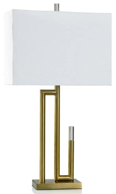 Stylecraft Antique Brass Table Lamp-0