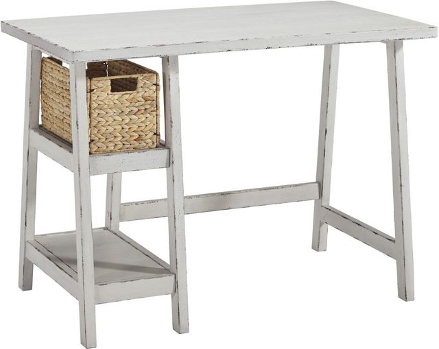Signature Design by Ashley® Mirimyn Antique White 42" Office Desk-0