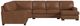 Flexsteel® Endurance 7-Piece Chestnut Leather Right-Arm Facing Sectional and Chaise-3