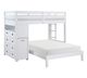 Lofty Twin/Full Loft Bed (White)-0