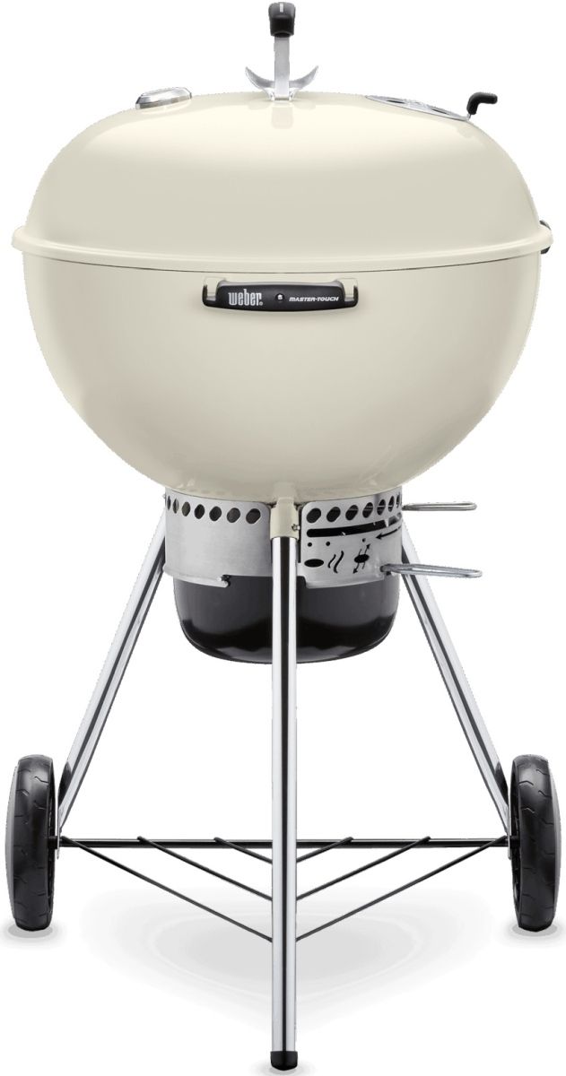 Weber® Master-Touch® 24" Ivory Portable Charcoal Grill-0