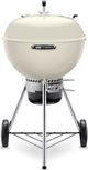 Weber® Master-Touch® 22" Ivory Portable Charcoal Grill-0