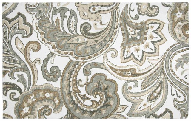 Rizzy Home Suffolk Gray 5'x8' Rectangular Rug-3
