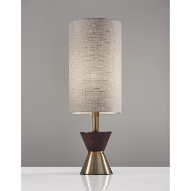 Adesso® Carmen Antique Brass Table Lamp-2