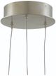 Currey & Company Dove Multi-Drop Painted Silver/White Pendant Lighting-2