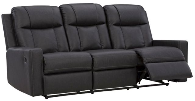 Benchcraft® Mackmenville Carbon Manual Reclining Sofa-2