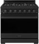 Thor Kitchen® Gordon Ramsay 36" Black Freestanding Pro Style Gas Range-0